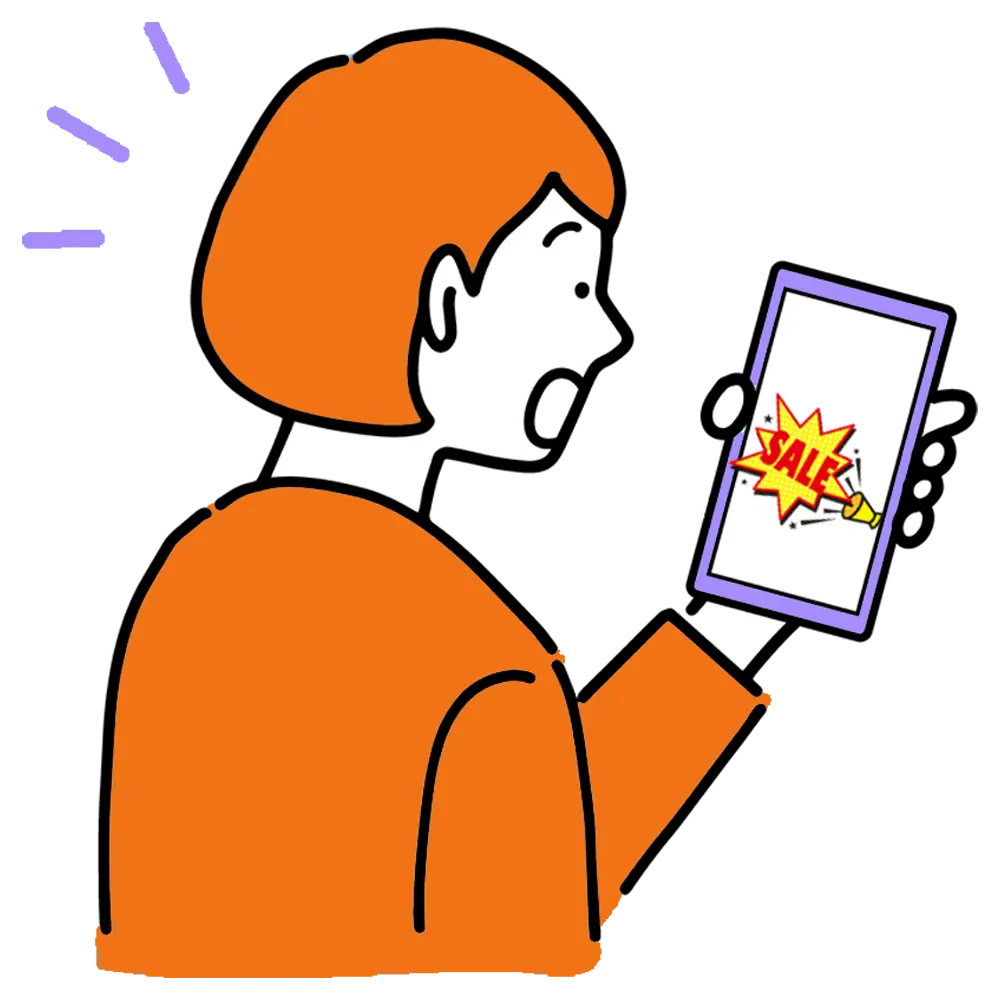 最新情報の通知イメージ