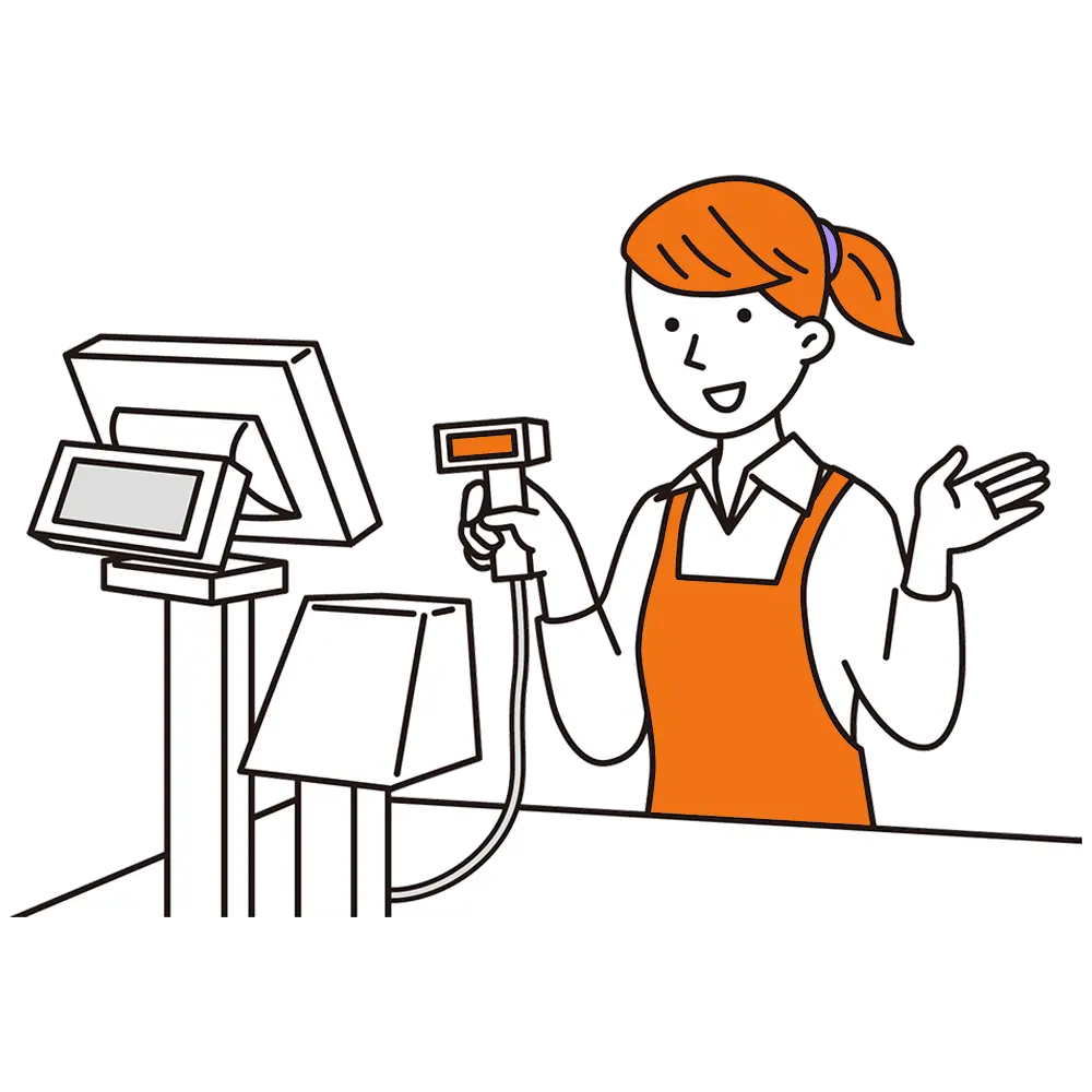 バイト終わりのシーン